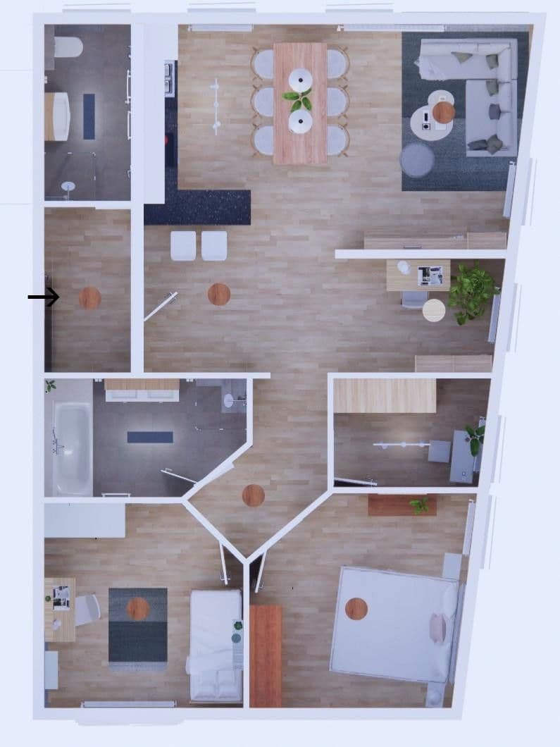 3 bedroom with open-plan kitchen flat for sale, 95 m², Richard-Strauss-Strasse, München, Bavaria 3 bedroom with open-plan kitchen flat for sale, 95 m², Richard-Strauss-Strasse, München, Bavaria