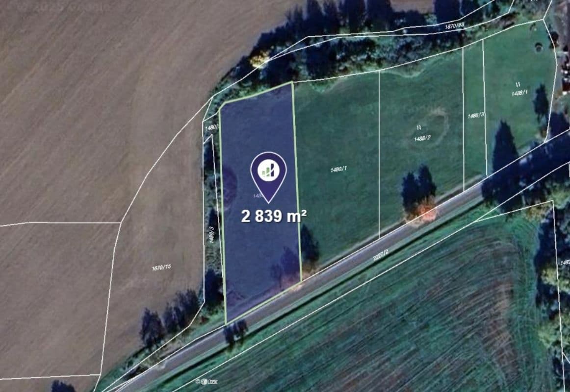 plot for sale, 2,839 m², Stříbro, Plzeňský Region plot for sale, 2,839 m², Stříbro, Plzeňský Region