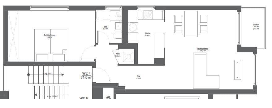 2 bedroom flat for sale, 62 m², Leydenallee 37, Berlin, Berlin 2 bedroom flat for sale, 62 m², Leydenallee 37, Berlin, Berlin