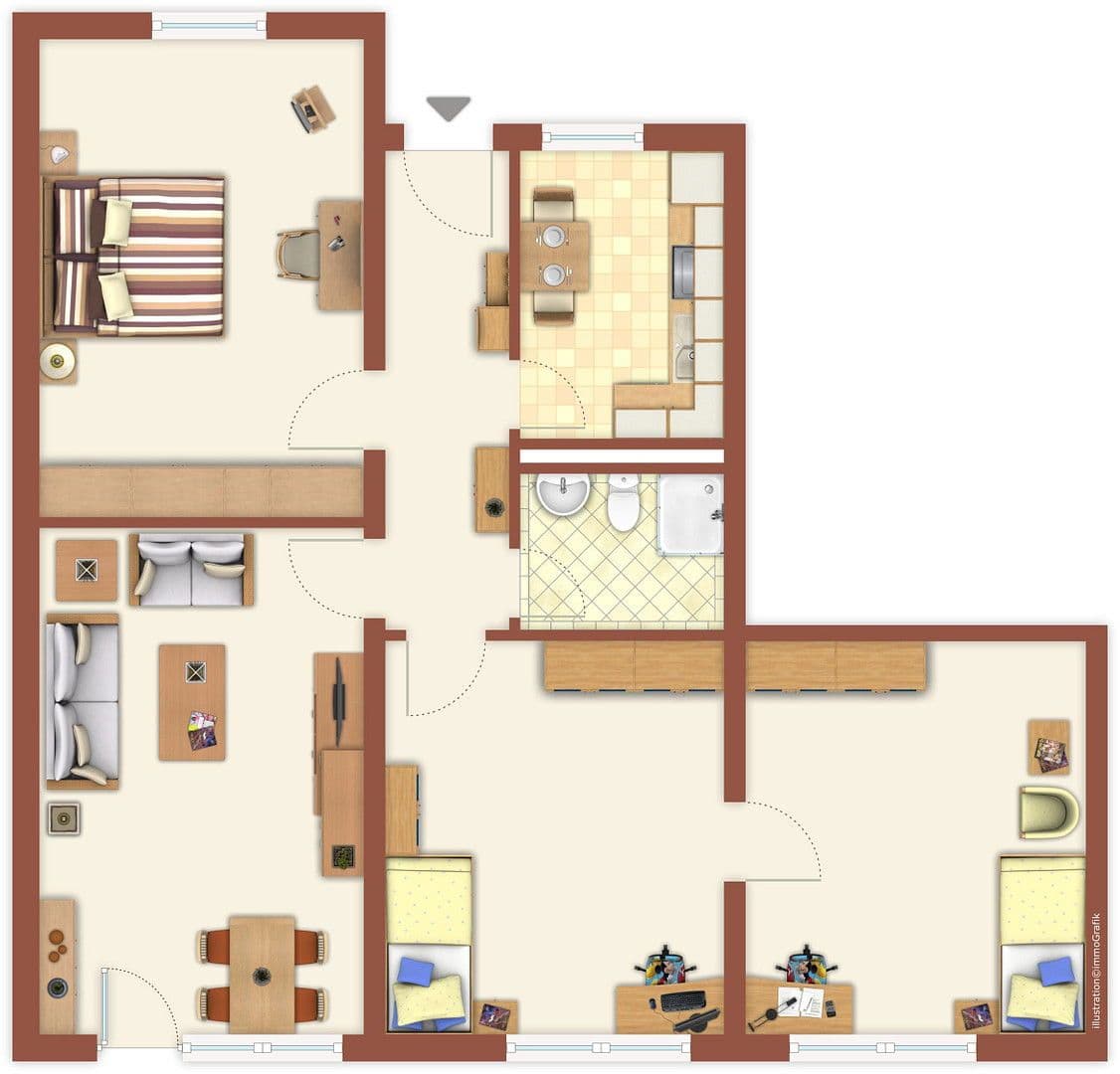 4 bedroom flat to rent, 104 m², Bahnhofstraße 98, Mühlacker, Baden-Württemberg 4 bedroom flat to rent, 104 m², Bahnhofstraße 98, Mühlacker, Baden-Württemberg