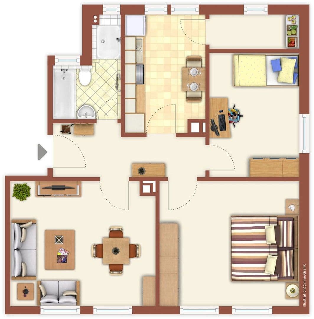 3 bedroom flat to rent, 80 m², Hindenburgstraße 85, Mühlacker, Baden-Württemberg 3 bedroom flat to rent, 80 m², Hindenburgstraße 85, Mühlacker, Baden-Württemberg
