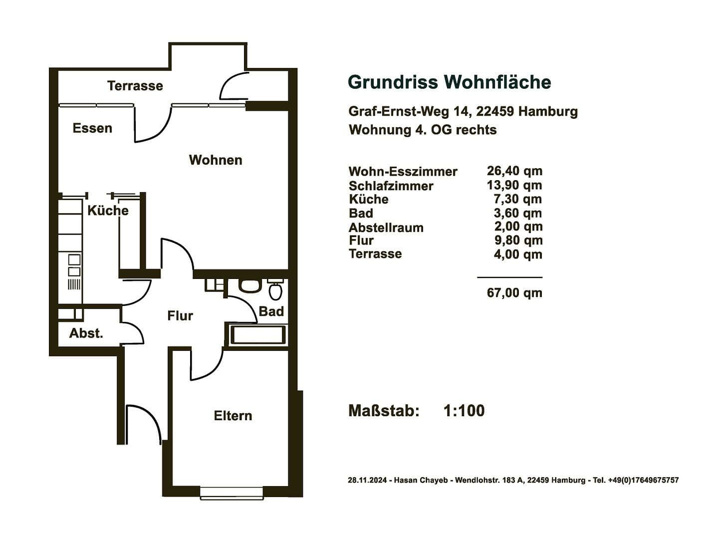 2 bedroom flat for sale, 67 m², Graf-Ernst-Weg 14, Hamburg, Hamburg 2 bedroom flat for sale, 67 m², Graf-Ernst-Weg 14, Hamburg, Hamburg