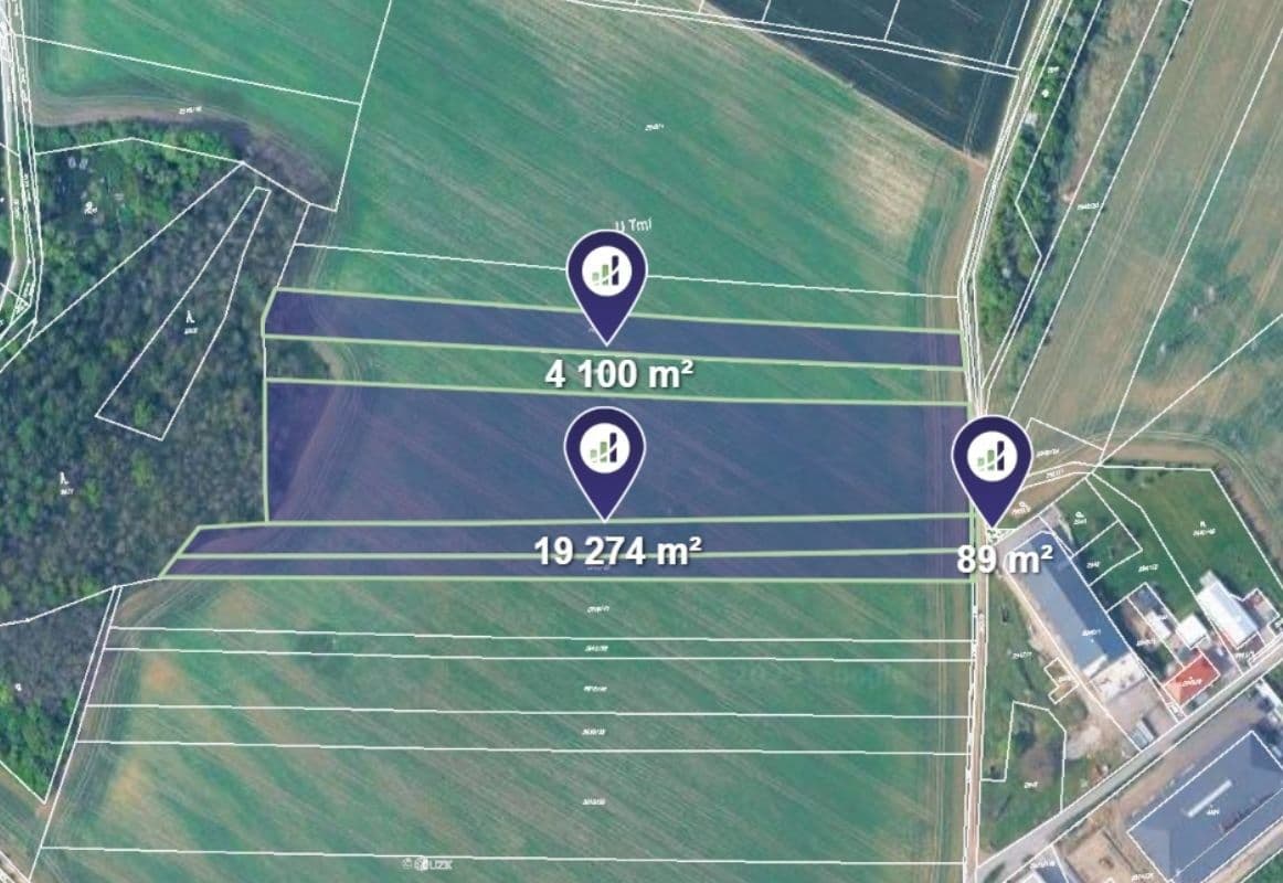 plot for sale, 22,581 m², Kuřim, Jihomoravský Region plot for sale, 22,581 m², Kuřim, Jihomoravský Region