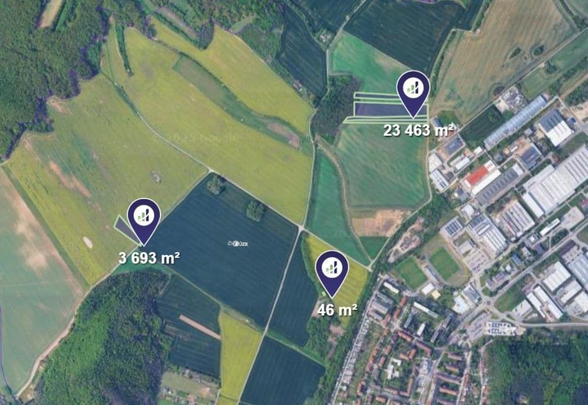 plot for sale, 22,581 m², Kuřim, Jihomoravský Region plot for sale, 22,581 m², Kuřim, Jihomoravský Region