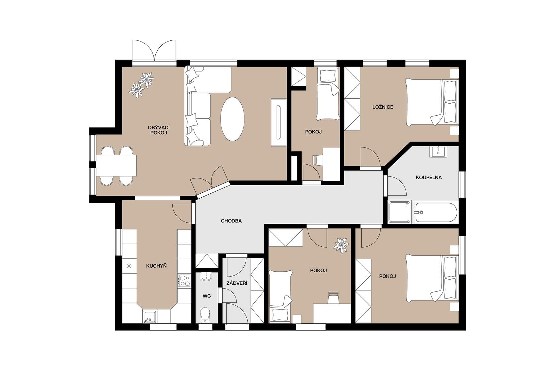 house for sale, 150 m², Zahradní, Vědomice, Ústecký Region house for sale, 150 m², Zahradní, Vědomice, Ústecký Region