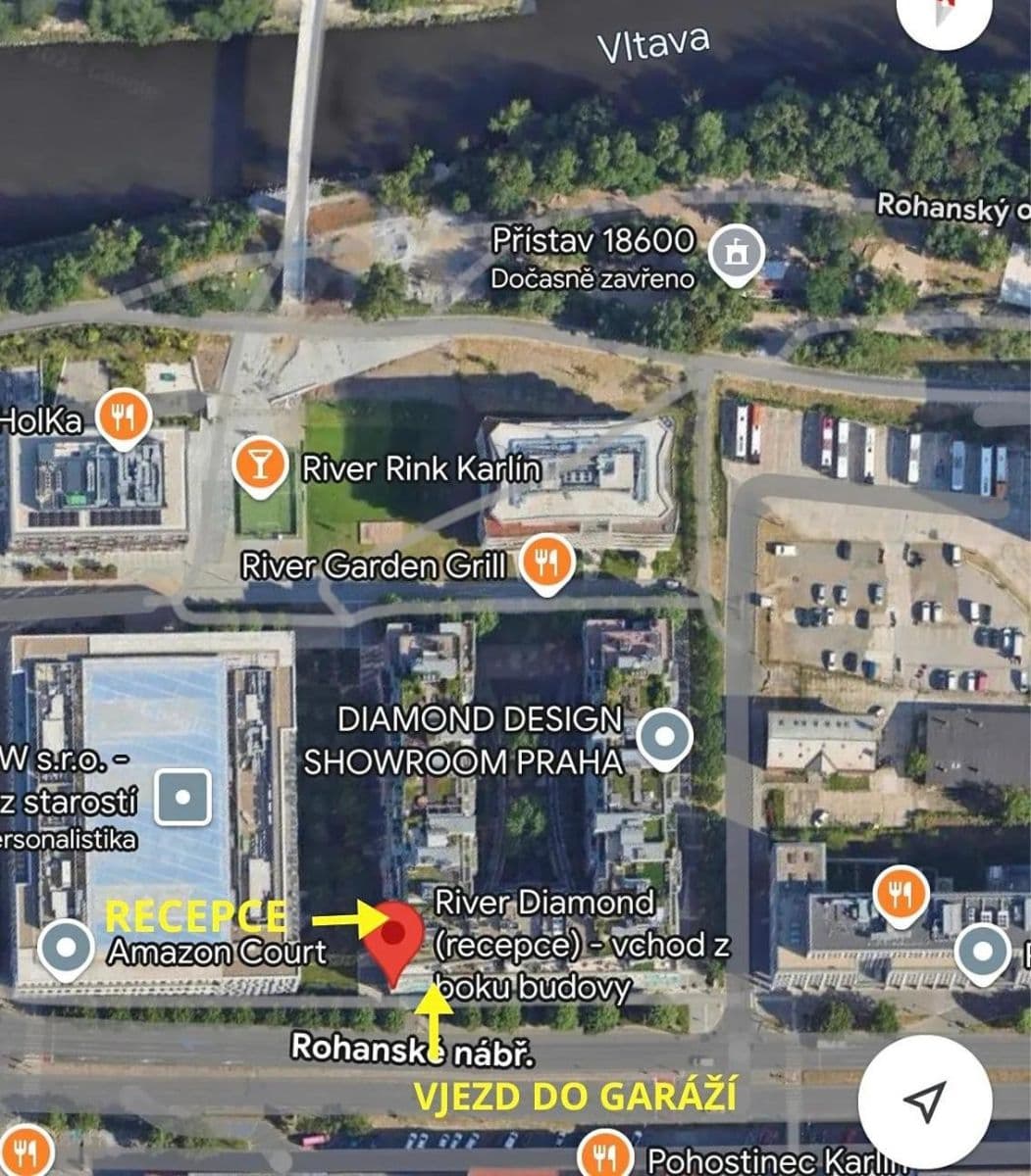 1 bedroom with open-plan kitchen flat to rent, 80 m², Rohanské nábřeží, Prague, Prague 1 bedroom with open-plan kitchen flat to rent, 80 m², Rohanské nábřeží, Prague, Prague