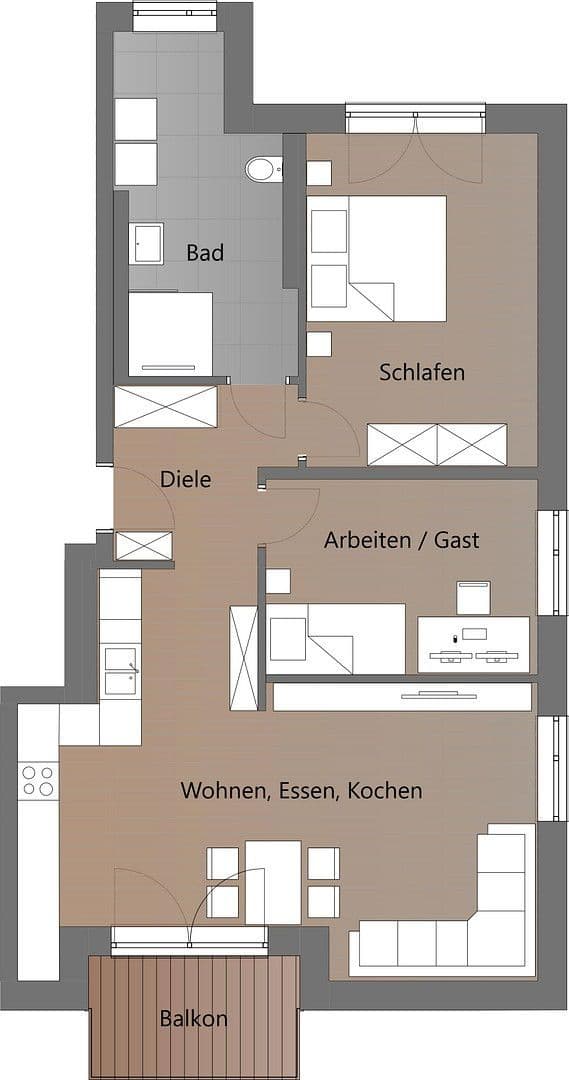 3 bedroom flat for sale, 87 m², Neunkirchen-Seelscheid, North Rhine-Westphalia 3 bedroom flat for sale, 87 m², Neunkirchen-Seelscheid, North Rhine-Westphalia