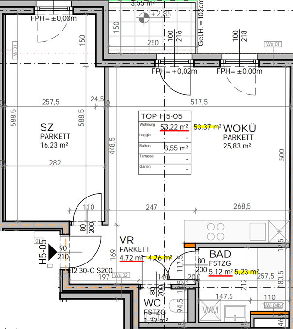 2 bedroom flat to rent, 54 m², Wien, Vienna 2 bedroom flat to rent, 54 m², Wien, Vienna