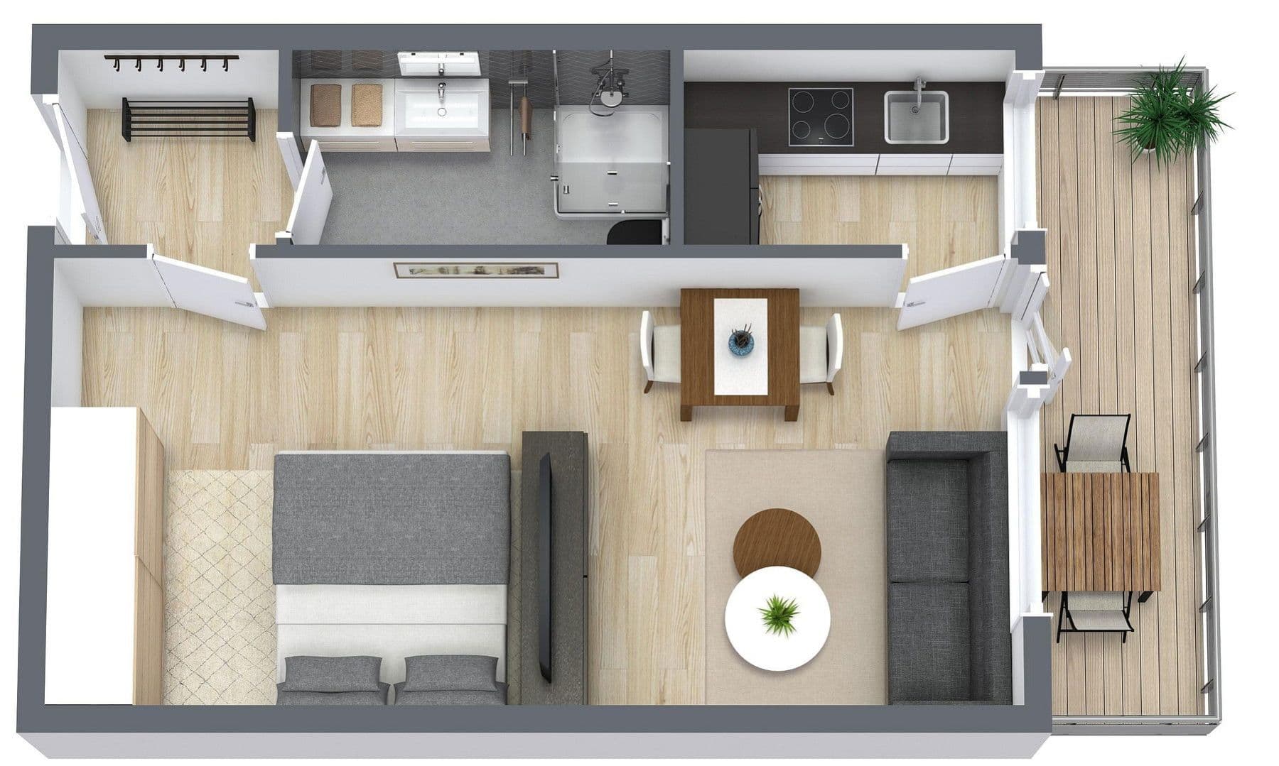 1 bedroom flat to rent, 36 m², Drygalski-Allee 118, München, Bavaria 1 bedroom flat to rent, 36 m², Drygalski-Allee 118, München, Bavaria