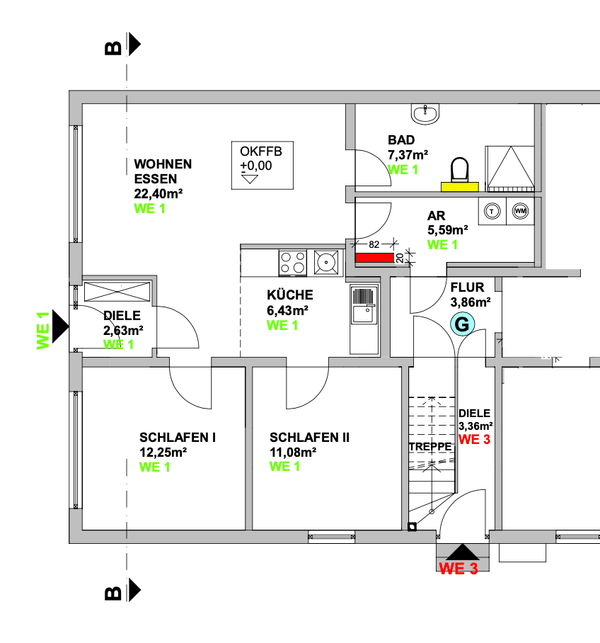3 bedroom flat to rent, 68 m², Stedinger Str. 32, Delmenhorst, Lower Saxony 3 bedroom flat to rent, 68 m², Stedinger Str. 32, Delmenhorst, Lower Saxony