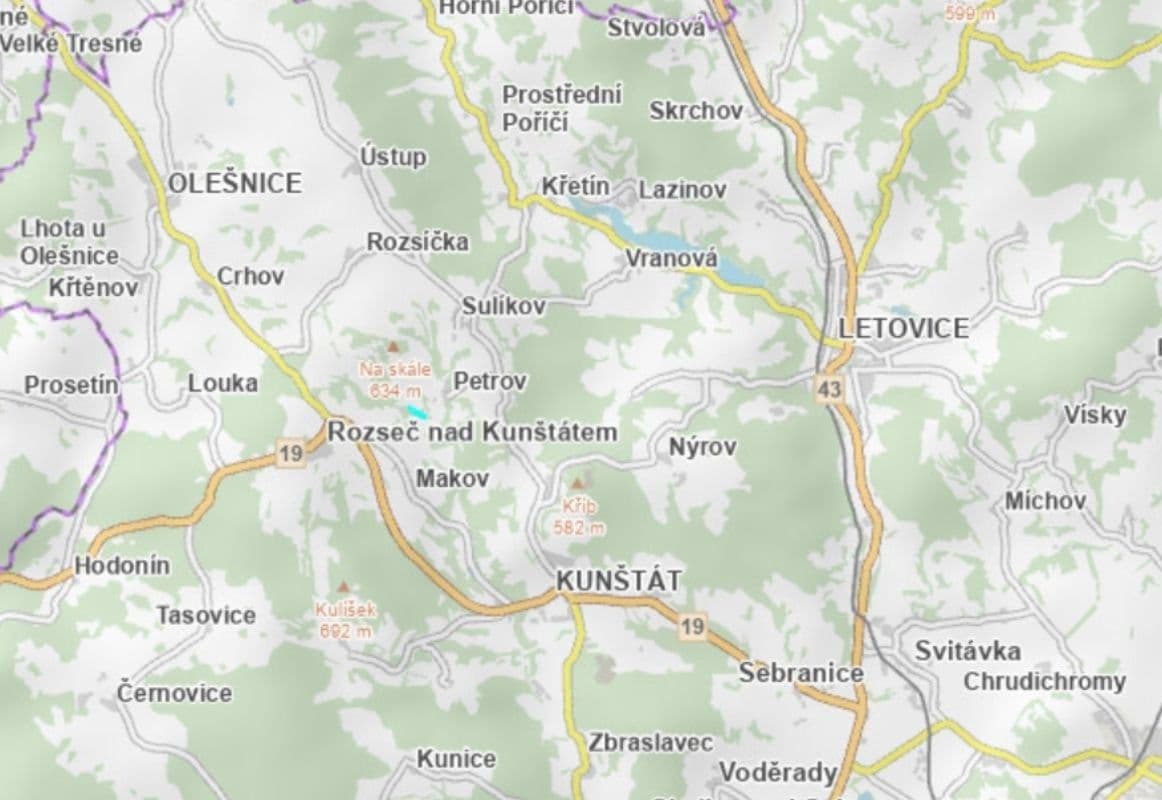 plot for sale, 20,021 m², Petrov, Jihomoravský Region plot for sale, 20,021 m², Petrov, Jihomoravský Region