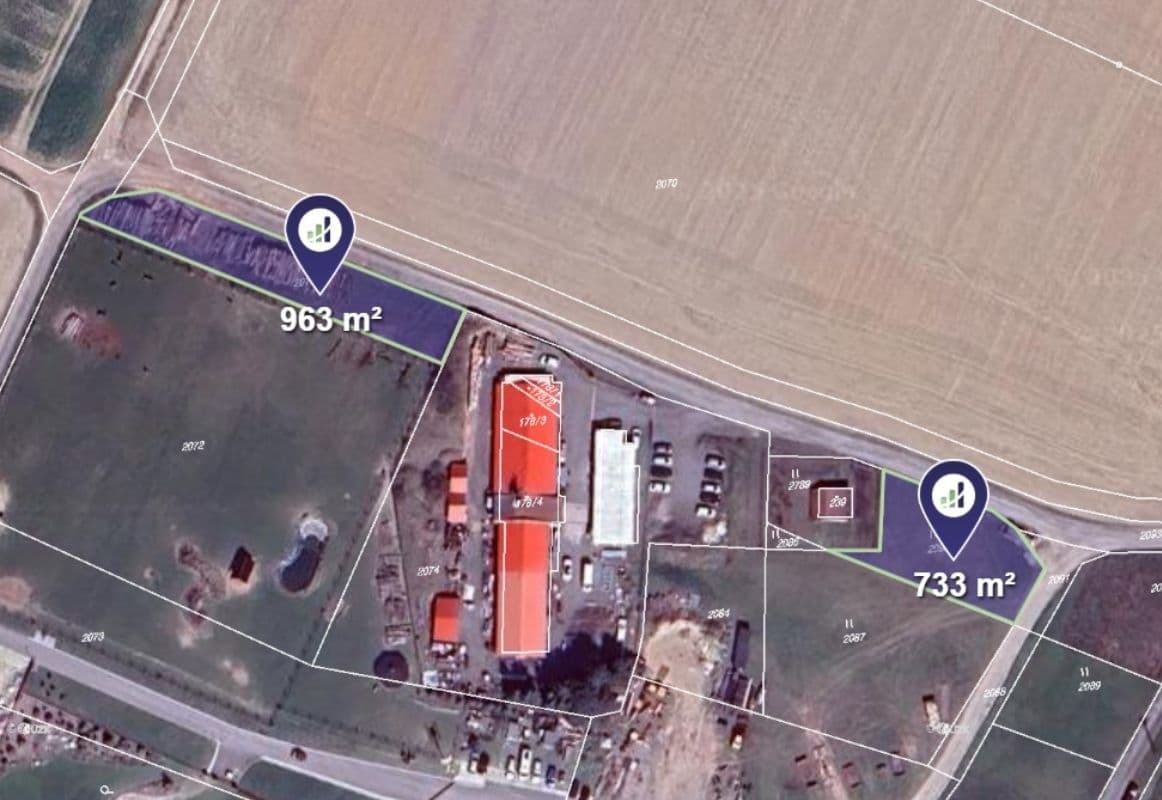 plot for sale, 1,696 m², Vilémov, Olomoucký Region plot for sale, 1,696 m², Vilémov, Olomoucký Region