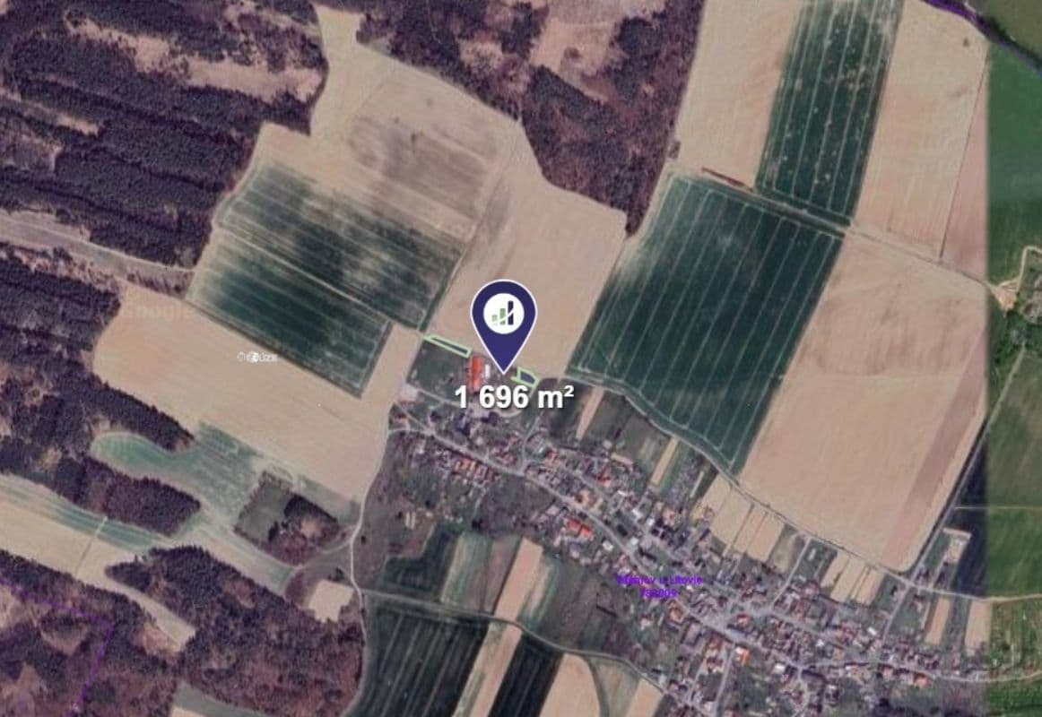 plot for sale, 1,696 m², Vilémov, Olomoucký Region plot for sale, 1,696 m², Vilémov, Olomoucký Region