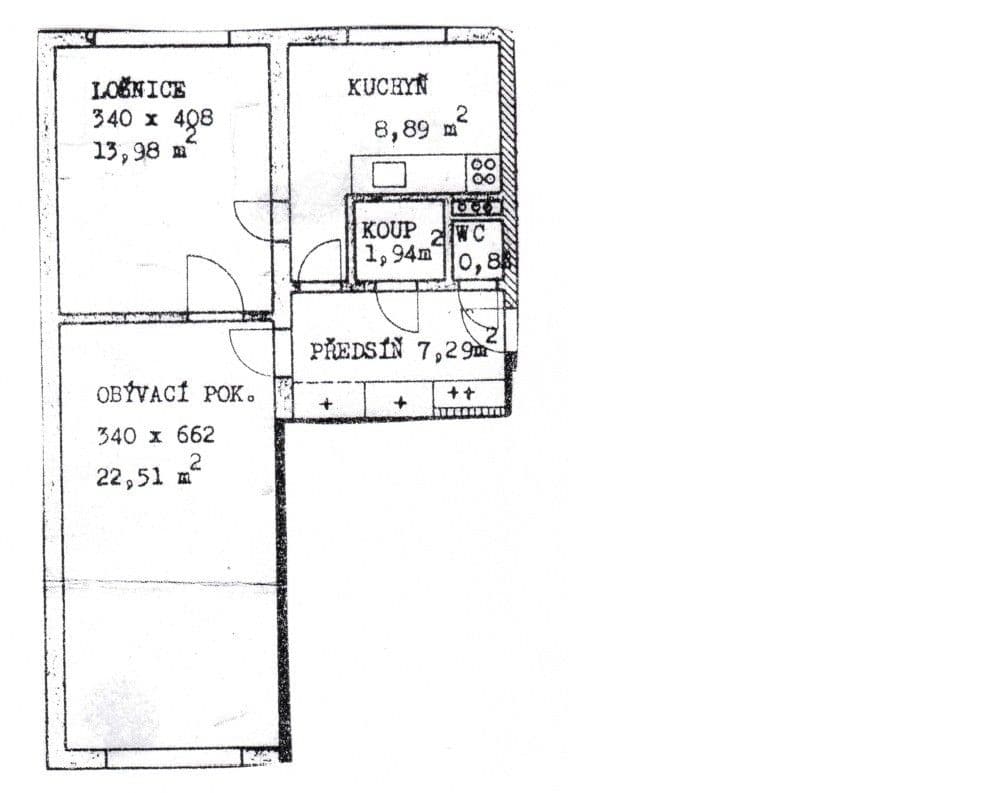 2 bedroom flat for sale, 55 m², Kamerunská, Prague, Prague 2 bedroom flat for sale, 55 m², Kamerunská, Prague, Prague