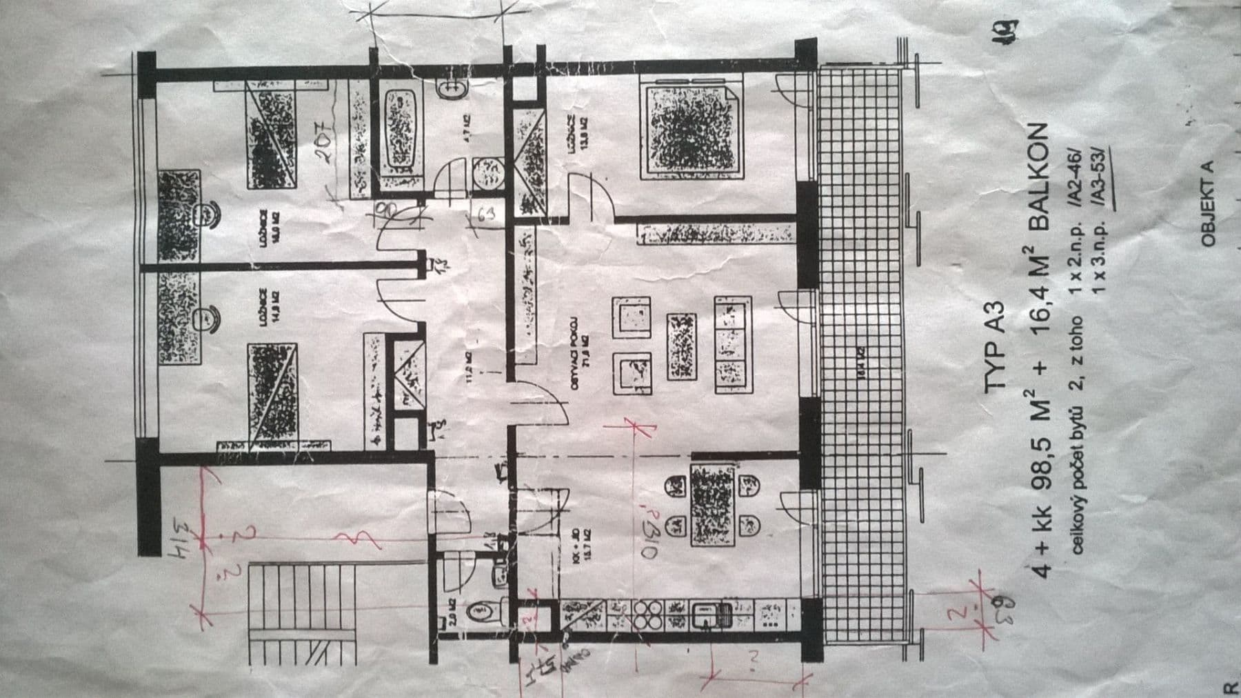 3 bedroom with open-plan kitchen flat for sale, 115 m², Vrbovecká, Brno, Jihomoravský Region 3 bedroom with open-plan kitchen flat for sale, 115 m², Vrbovecká, Brno, Jihomoravský Region