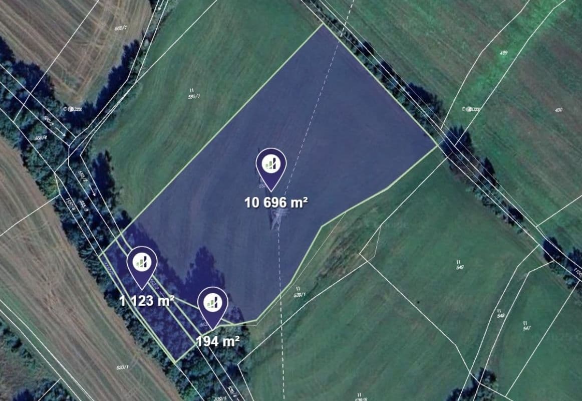 plot for sale, 7,228 m², Červený Kostelec, Královéhradecký Region plot for sale, 7,228 m², Červený Kostelec, Královéhradecký Region