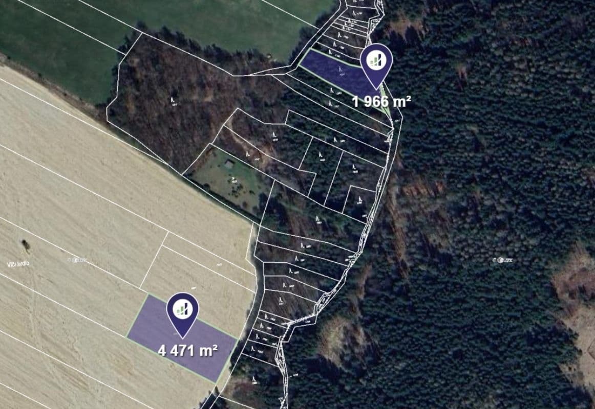 plot for sale, 1,596 m², Němčice, Jihomoravský Region plot for sale, 1,596 m², Němčice, Jihomoravský Region