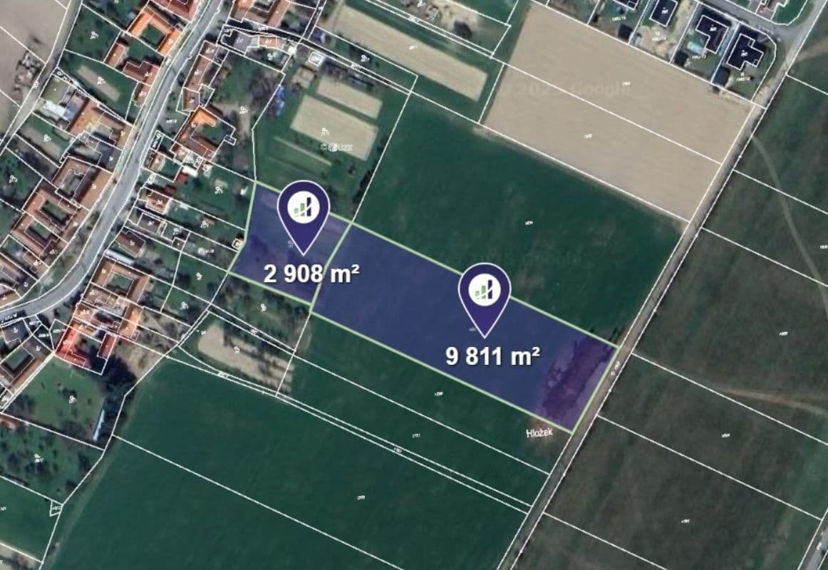 plot for sale, 1,596 m², Němčice, Jihomoravský Region plot for sale, 1,596 m², Němčice, Jihomoravský Region