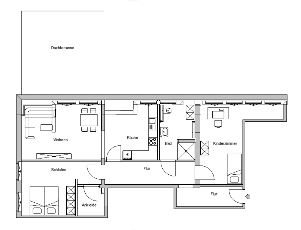2 bedroom with open-plan kitchen flat to rent, 115 m², Schlaurother Str. 10, Görlitz, Saxony 2 bedroom with open-plan kitchen flat to rent, 115 m², Schlaurother Str. 10, Görlitz, Saxony