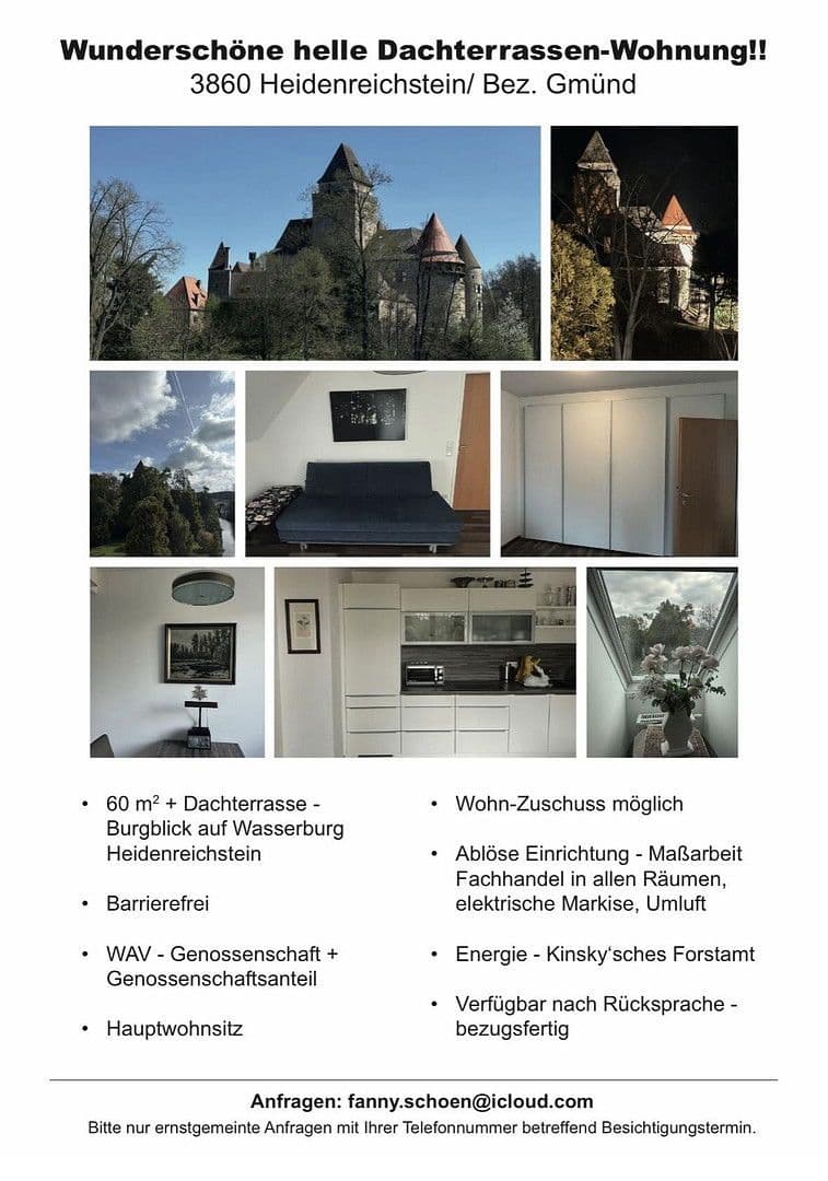 2 bedroom flat to rent, 61 m², Heidenreichstein, Lower Austria 2 bedroom flat to rent, 61 m², Heidenreichstein, Lower Austria