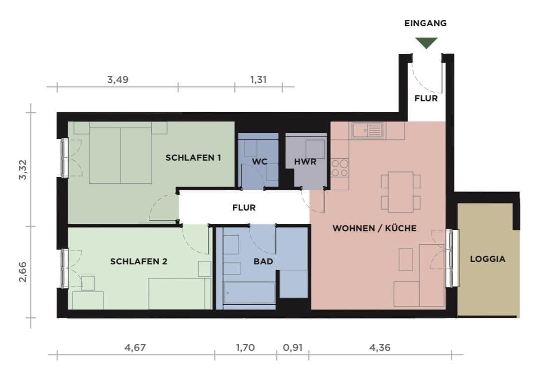3 bedroom flat for sale, 75 m², Susan-Sontag-Weg 7, Darmstadt, Hesse 3 bedroom flat for sale, 75 m², Susan-Sontag-Weg 7, Darmstadt, Hesse