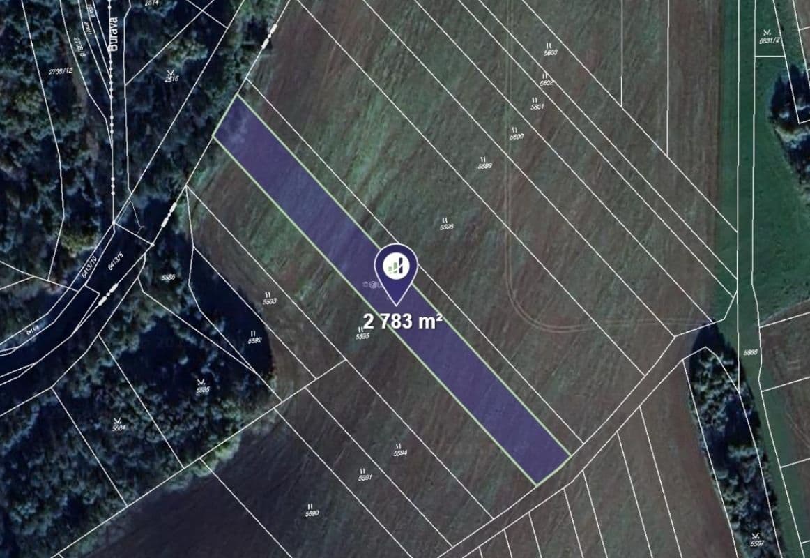 plot for sale, 6,449 m², Komárov, Zlínský Region plot for sale, 6,449 m², Komárov, Zlínský Region