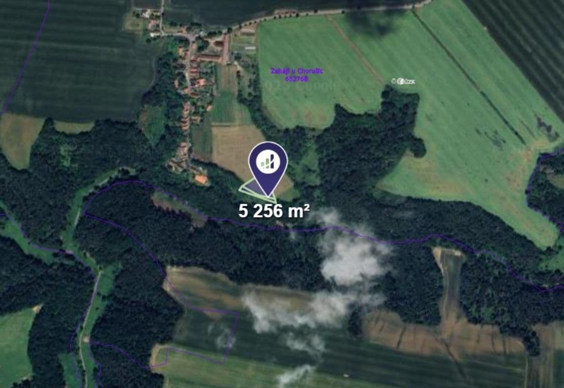 plot for sale, 5,256 m², Chorušice, Středočeský Region plot for sale, 5,256 m², Chorušice, Středočeský Region