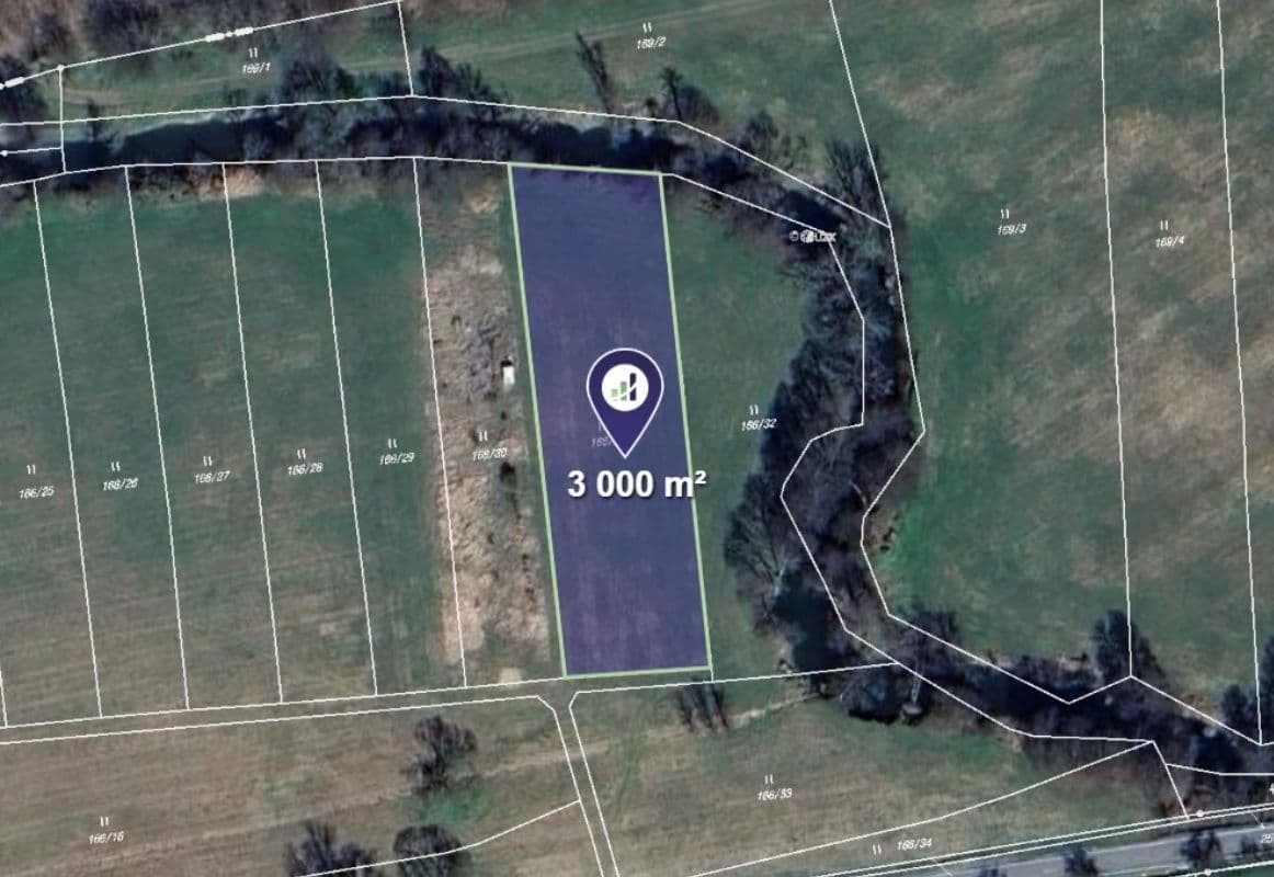 plot for sale, 3,000 m², Bouzov, Olomoucký Region plot for sale, 3,000 m², Bouzov, Olomoucký Region