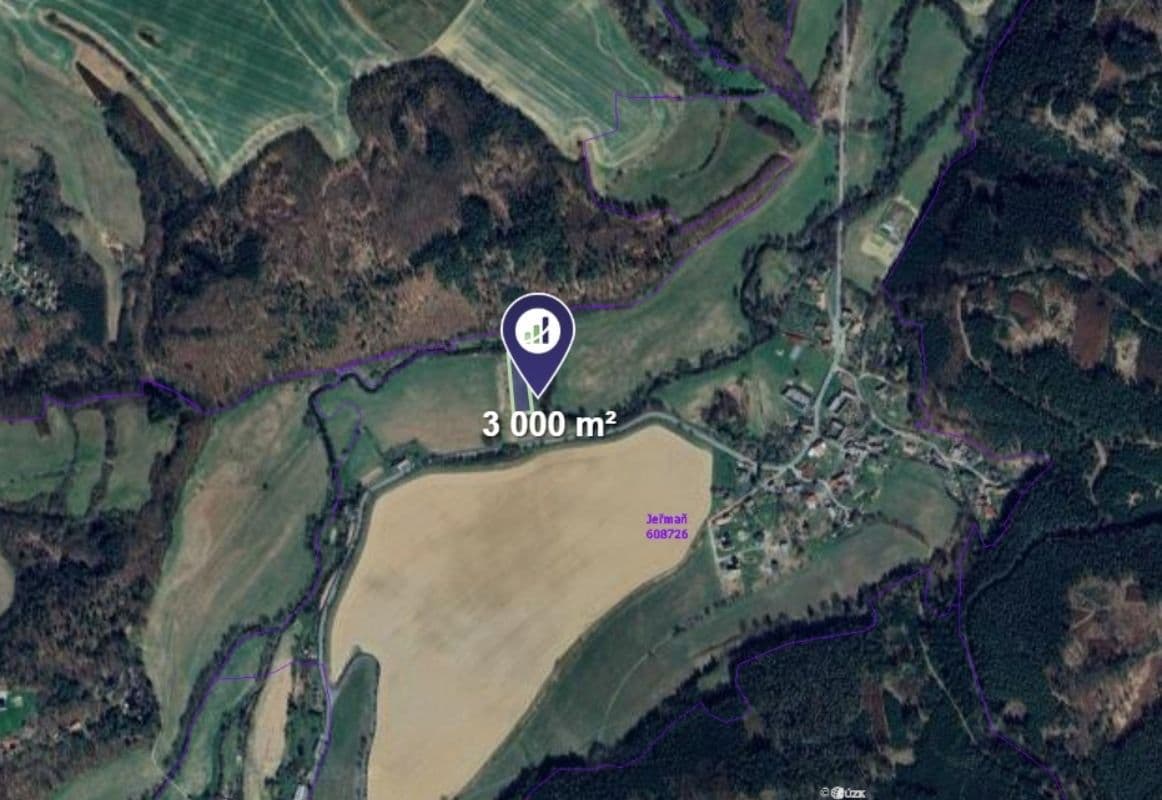 plot for sale, 3,000 m², Bouzov, Olomoucký Region plot for sale, 3,000 m², Bouzov, Olomoucký Region