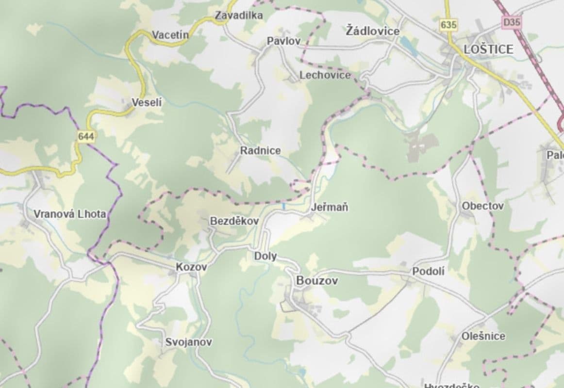 plot for sale, 3,000 m², Bouzov, Olomoucký Region plot for sale, 3,000 m², Bouzov, Olomoucký Region