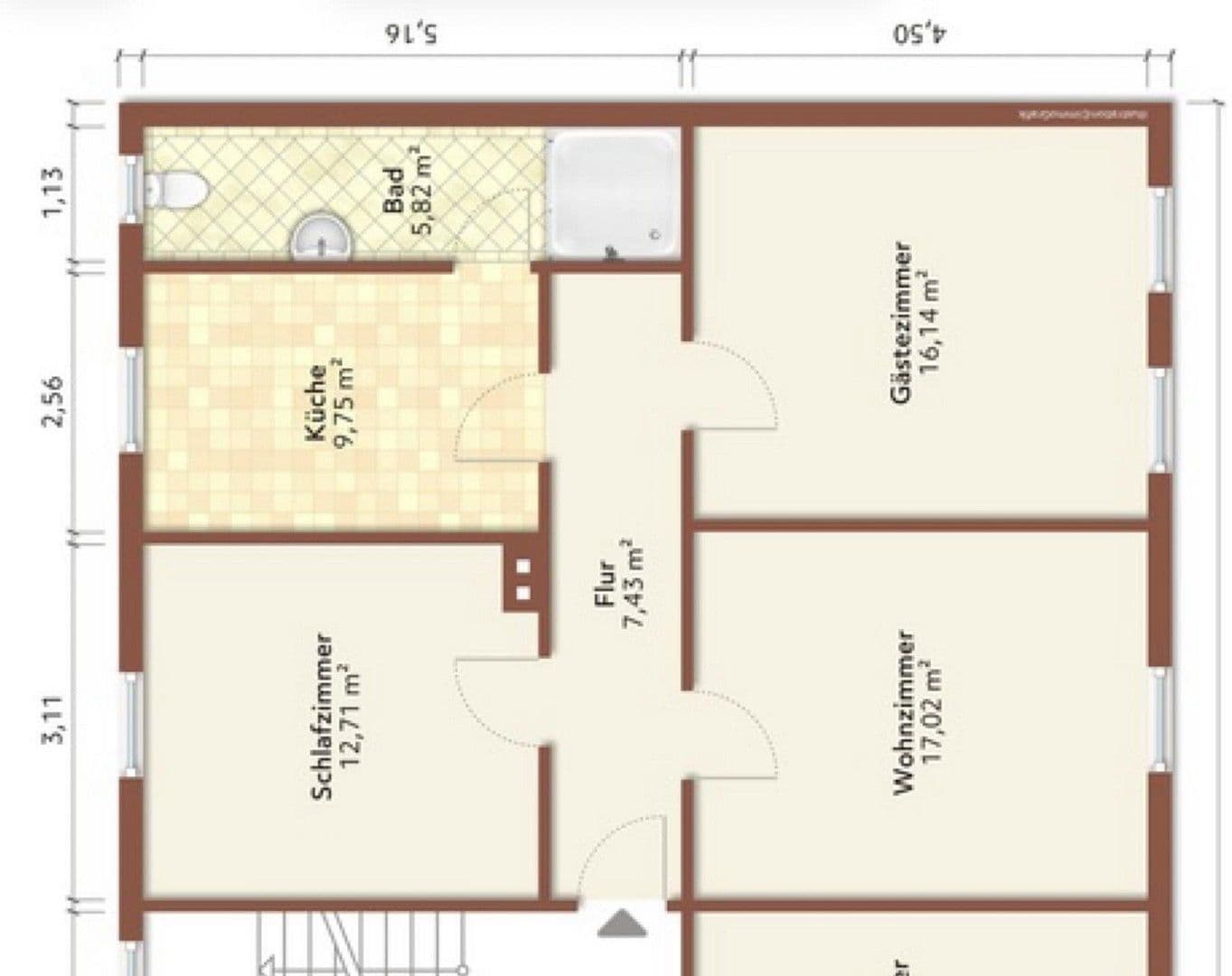 3 bedroom flat to rent, 69 m², Mühlenstraße 7, Friedland, Mecklenburg-Vorpommern 3 bedroom flat to rent, 69 m², Mühlenstraße 7, Friedland, Mecklenburg-Vorpommern