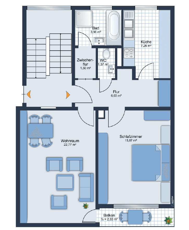 2 bedroom flat for sale, 60 m², Zwernberger Weg 11, Nürnberg, Bavaria 2 bedroom flat for sale, 60 m², Zwernberger Weg 11, Nürnberg, Bavaria