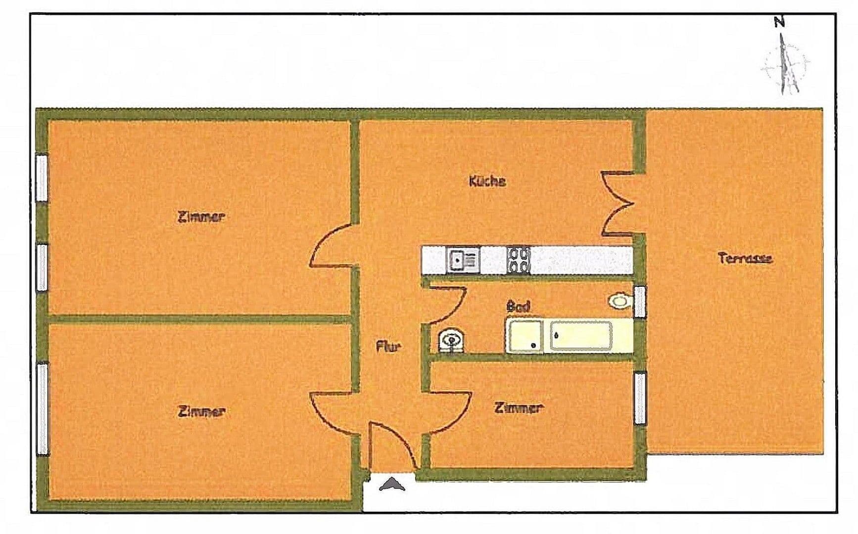 1 bedroom with open-plan kitchen flat to rent, 80 m², Driesener Straße 5, Berlin, Berlin 1 bedroom with open-plan kitchen flat to rent, 80 m², Driesener Straße 5, Berlin, Berlin