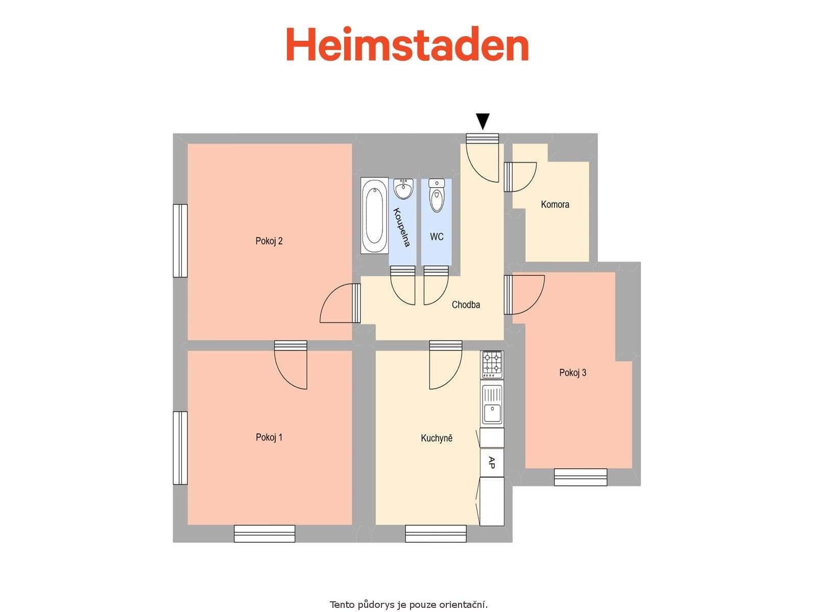3 bedroom flat to rent, 74 m², nám. T. G. Masaryka, Havířov, Moravskoslezský Region 3 bedroom flat to rent, 74 m², nám. T. G. Masaryka, Havířov, Moravskoslezský Region
