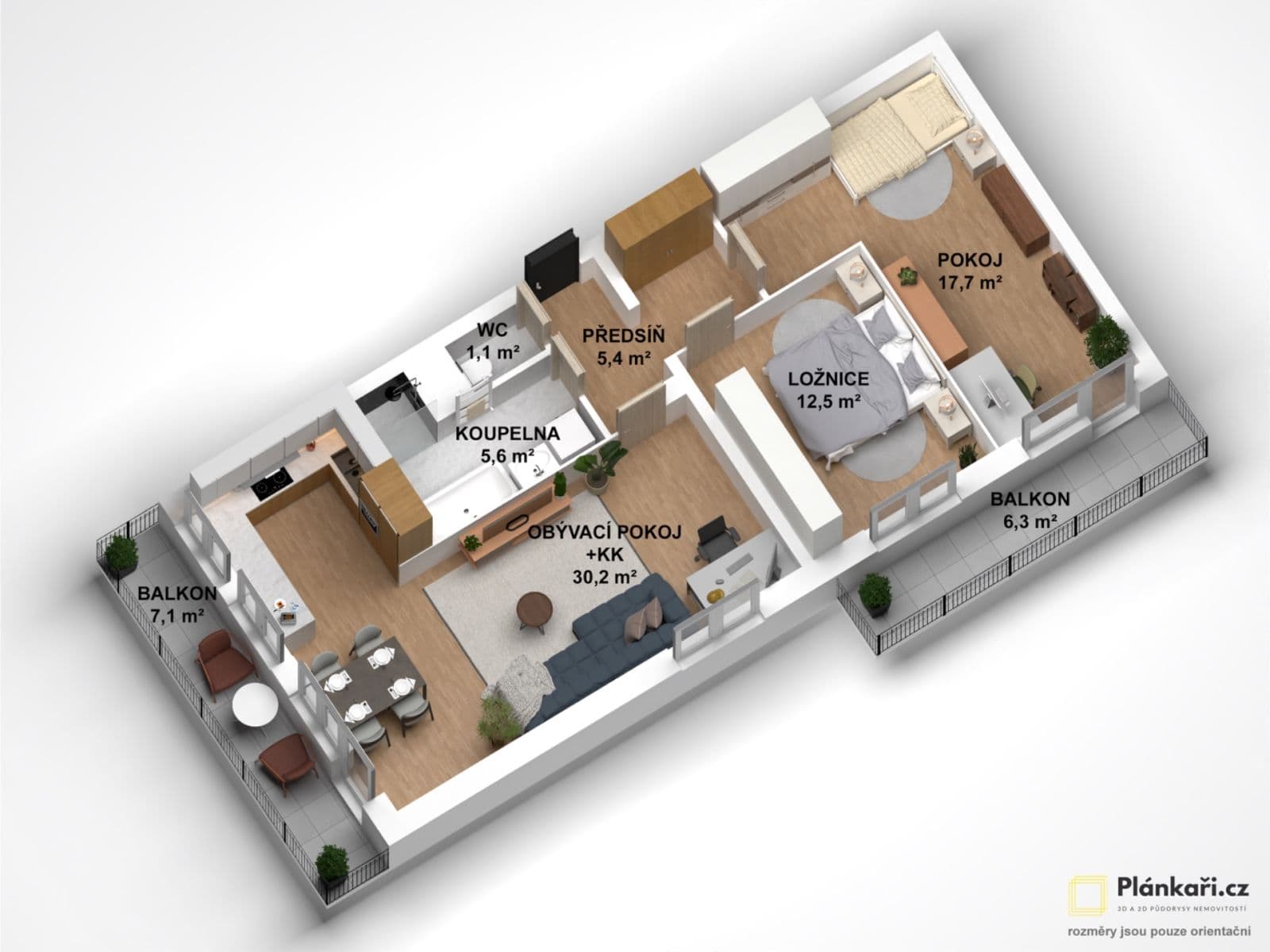 2 bedroom with open-plan kitchen flat for sale, 87 m², Baškirská, Prague, Prague 2 bedroom with open-plan kitchen flat for sale, 87 m², Baškirská, Prague, Prague