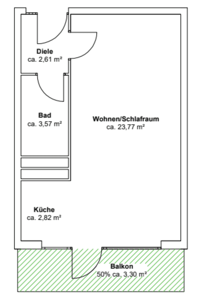 1 bedroom flat for sale, 36 m², München, Bavaria 1 bedroom flat for sale, 36 m², München, Bavaria