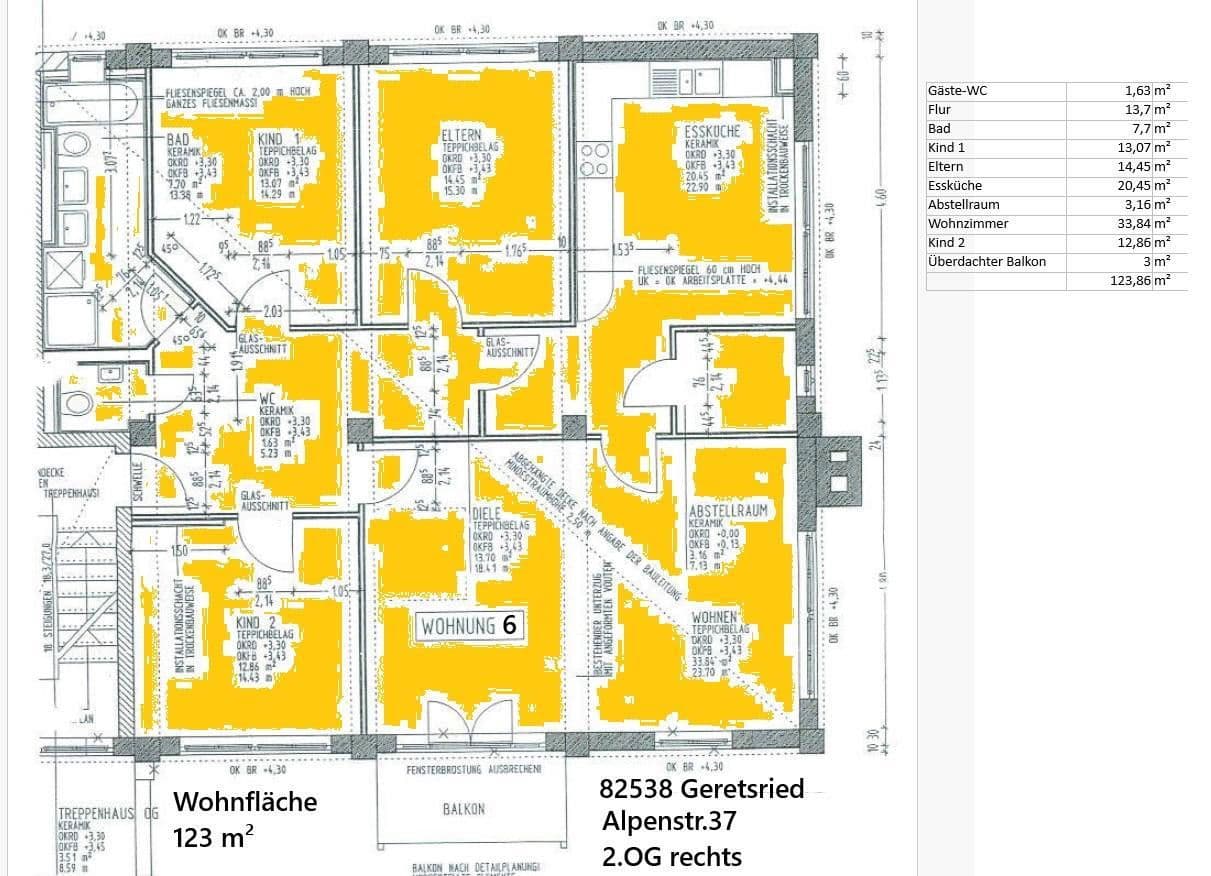 4 bedroom flat to rent, 124 m², Alpenstr.37, Geretsried, Bavaria 4 bedroom flat to rent, 124 m², Alpenstr.37, Geretsried, Bavaria