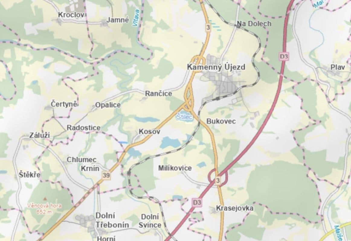 plot for sale, 7,971 m², Kamenný Újezd, Jihočeský Region plot for sale, 7,971 m², Kamenný Újezd, Jihočeský Region