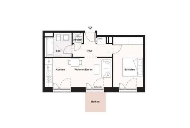 2 bedroom flat to rent, 50 m², Hamburg, Hamburg 2 bedroom flat to rent, 50 m², Hamburg, Hamburg