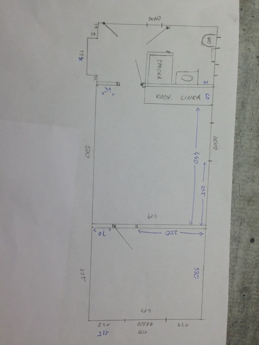 1 bedroom with open-plan kitchen flat to rent, 48 m², Adamovská, Prague, Prague 1 bedroom with open-plan kitchen flat to rent, 48 m², Adamovská, Prague, Prague