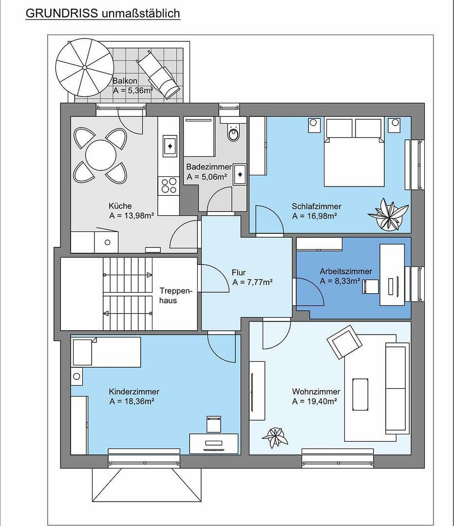 4 bedroom flat to rent, 91 m², Mönckebergallee, Hanover, Lower Saxony 4 bedroom flat to rent, 91 m², Mönckebergallee, Hanover, Lower Saxony