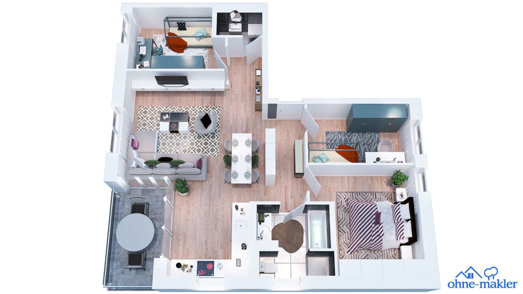 4 bedroom flat to rent, 105 m², Abraham-Lincoln-Allee 18, Mannheim, Baden-Württemberg 4 bedroom flat to rent, 105 m², Abraham-Lincoln-Allee 18, Mannheim, Baden-Württemberg