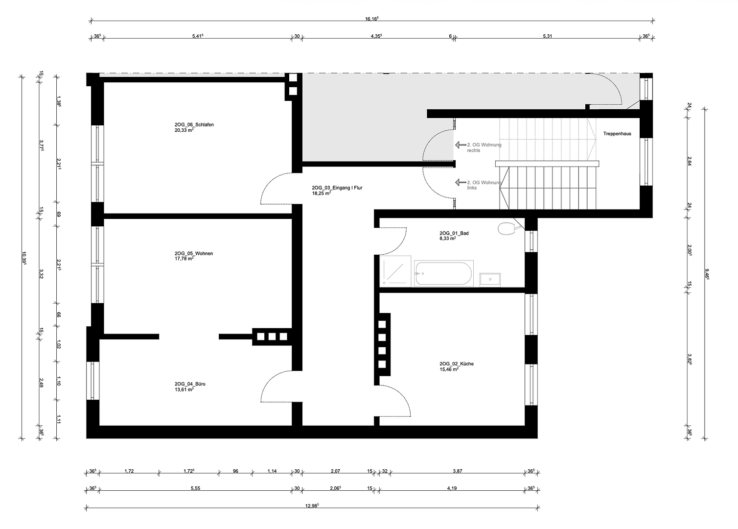1 bedroom with open-plan kitchen flat to rent, 94 m², Hof, Bavaria 1 bedroom with open-plan kitchen flat to rent, 94 m², Hof, Bavaria