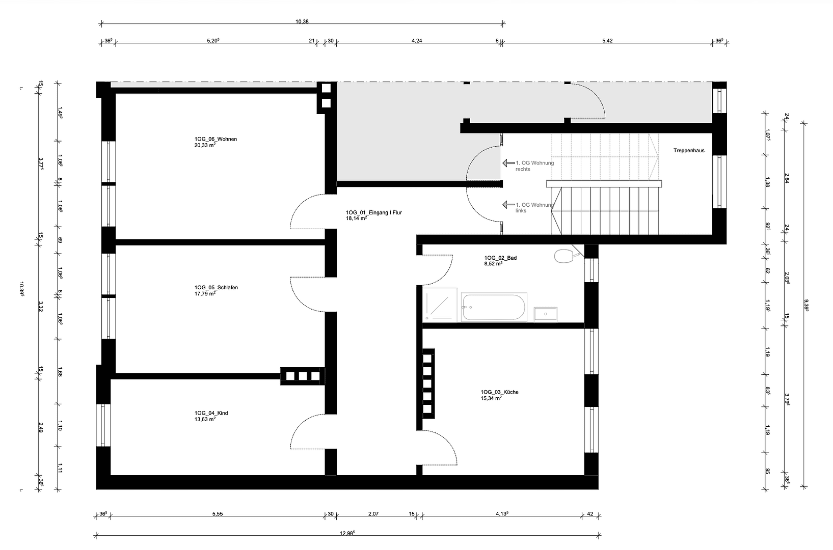 3 bedroom flat to rent, 94 m², Hof, Bavaria 3 bedroom flat to rent, 94 m², Hof, Bavaria