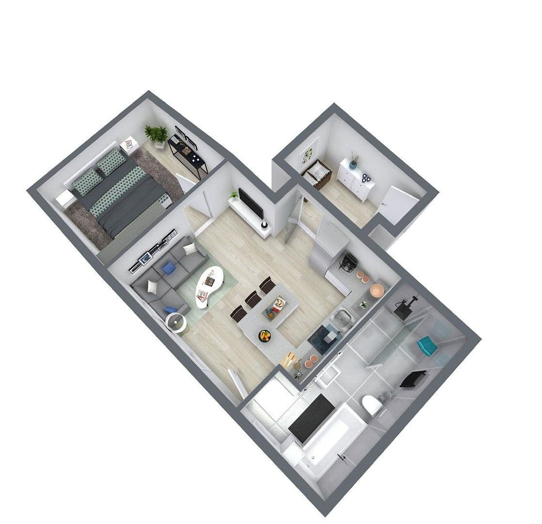 2 bedroom flat to rent, 48 m², Schafgartenweg 3, Lichtenstein/Sachsen, Saxony 2 bedroom flat to rent, 48 m², Schafgartenweg 3, Lichtenstein/Sachsen, Saxony