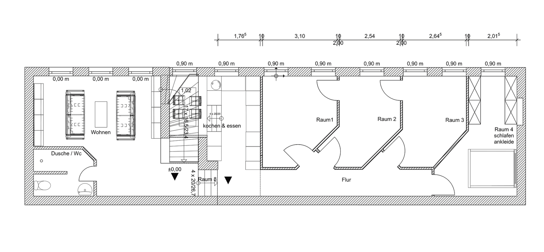 5 bedroom flat to rent, 115 m², Meißner Straße, 3, Wilsdruff, Saxony 5 bedroom flat to rent, 115 m², Meißner Straße, 3, Wilsdruff, Saxony