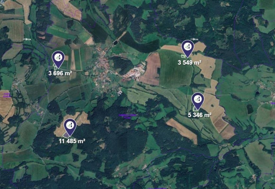 plot for sale, 24,076 m², Soběšice, Plzeňský Region plot for sale, 24,076 m², Soběšice, Plzeňský Region