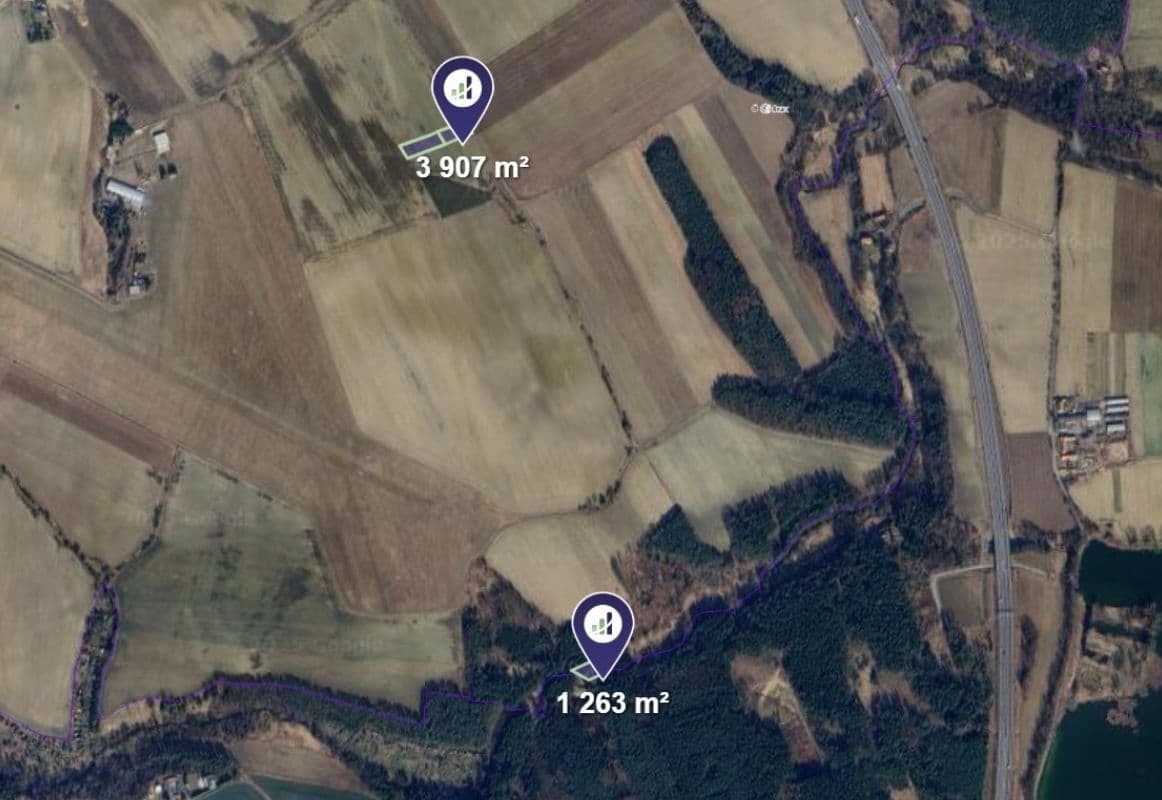 plot for sale, 862 m², Tábor, Jihočeský Region plot for sale, 862 m², Tábor, Jihočeský Region