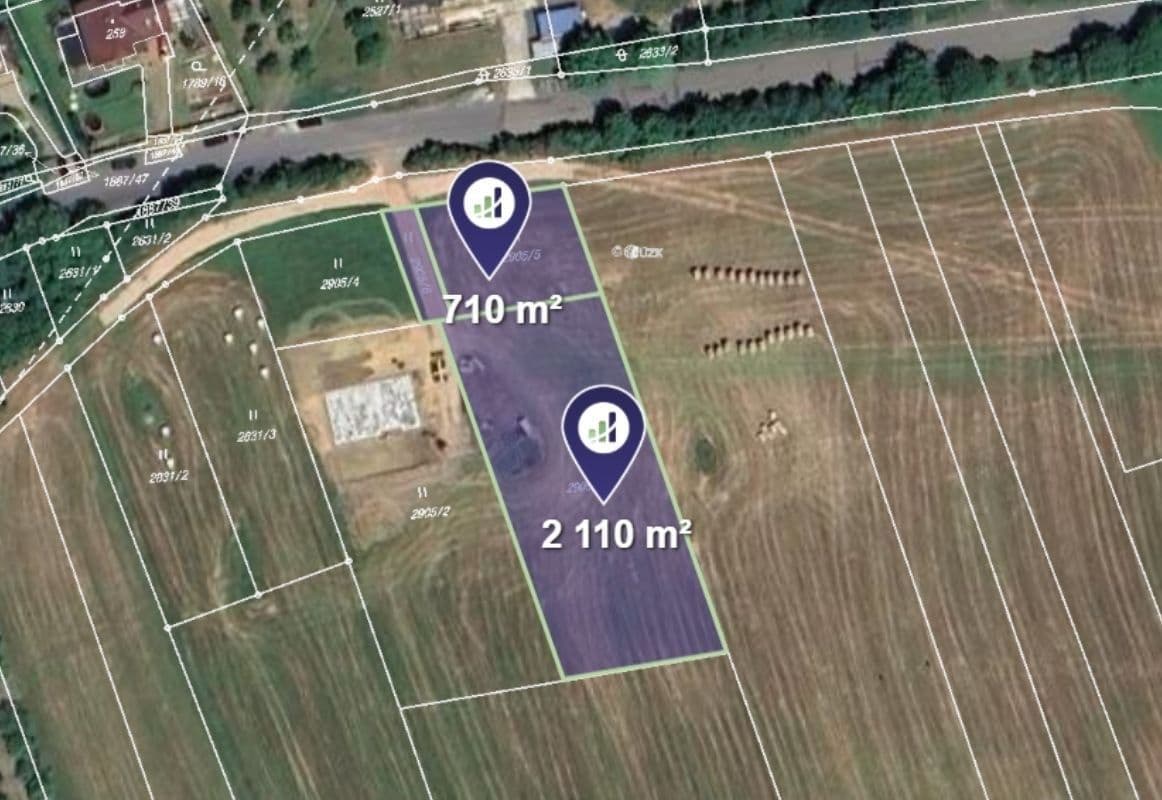 plot for sale, 2,755 m², Lutonina, Zlínský Region plot for sale, 2,755 m², Lutonina, Zlínský Region