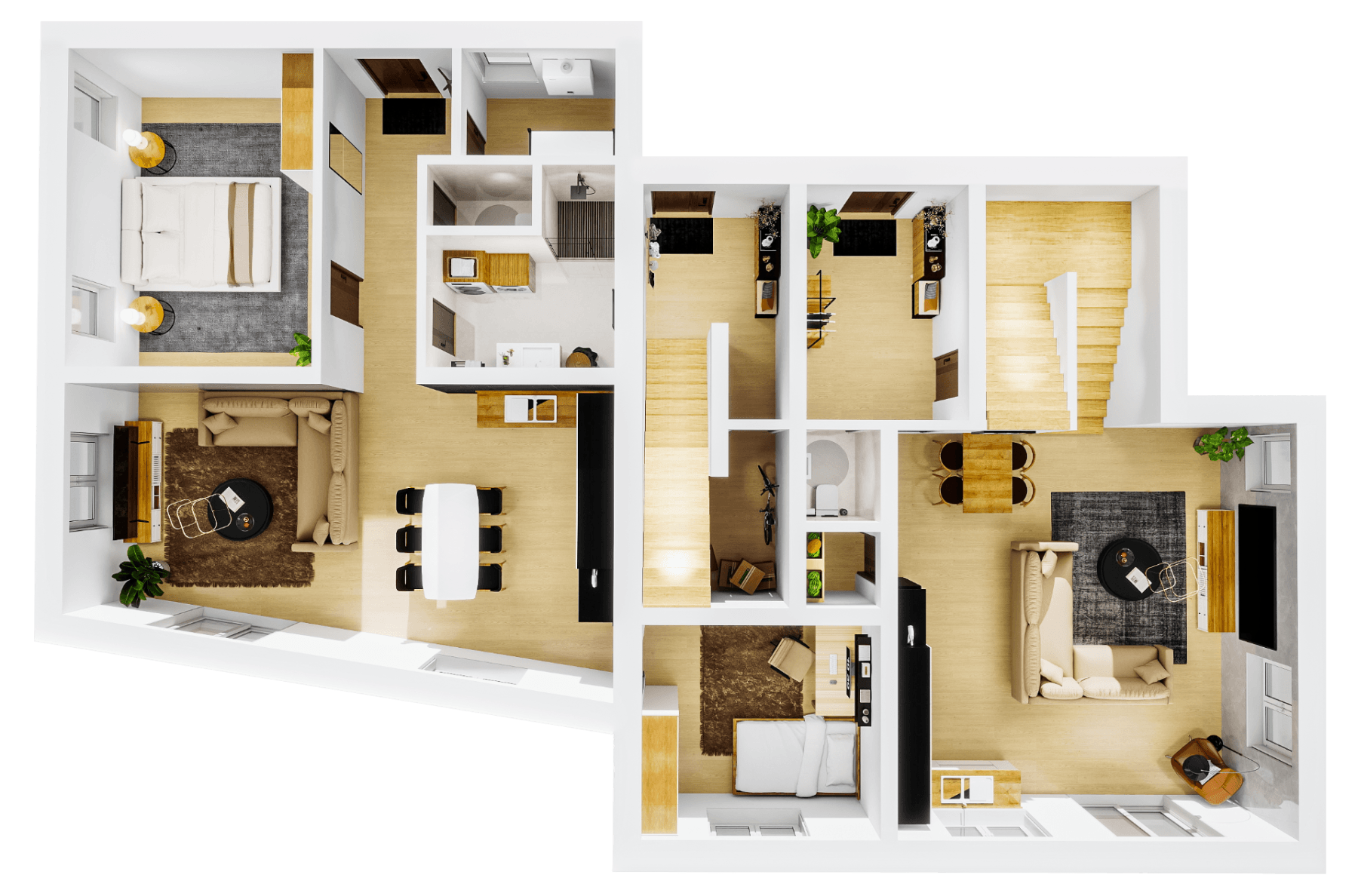2 bedroom with open-plan kitchen flat for sale, 90 m², Tehov, Středočeský Region 2 bedroom with open-plan kitchen flat for sale, 90 m², Tehov, Středočeský Region